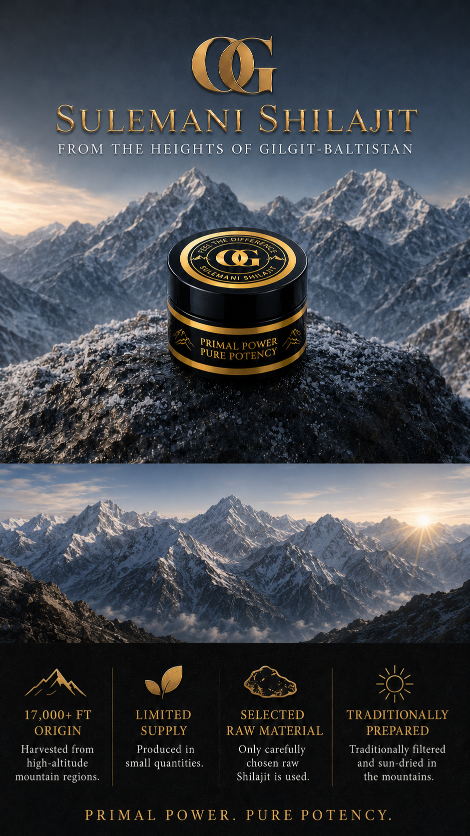 Shilajit Resin (Sulemani)