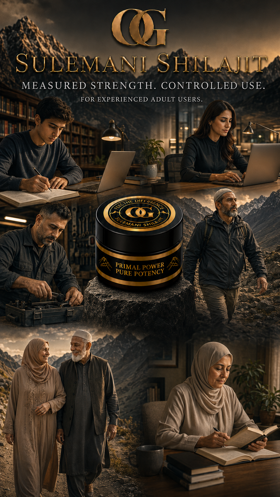 Shilajit Resin (Sulemani)